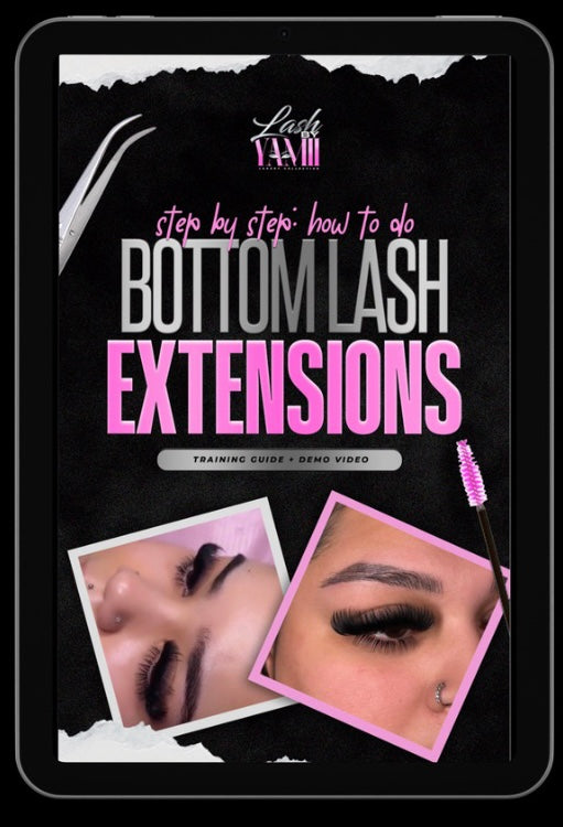 How To Do Bottom Lash Extension